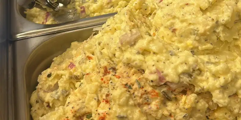 Homemade potato salad